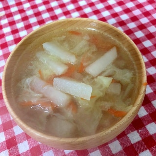 大根と白菜の中華スープ☆彡